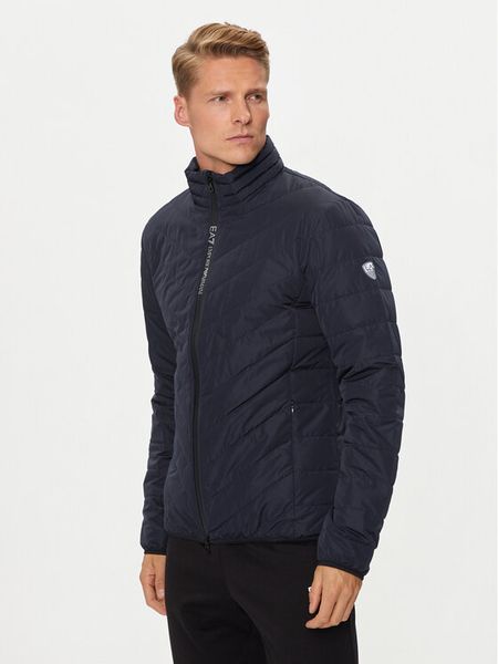 EA7 Emporio Armani Kurtka puchowa 8NPB13 PNE1Z 1562 Granatowy Regular Fit. Niebieskie kurtki męskie EA7 Emporio Armani, m, bez wzorów, z puchu, bez kaptura. Za 599.99 zł.