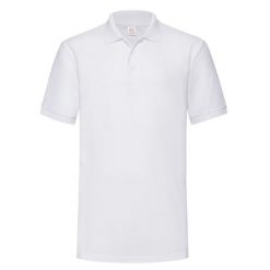 Męska Koszulka Polo O Wysokiej Gramaturze. Białe koszulki polo męskie Fruit of the Loom, l, bez wzorów, bez ramiączek. Za 75.99 zł.