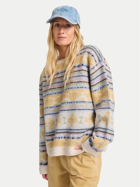 Billabong Sweter Camp EBJSW00134 Kolorowy Relaxed Fit. Swetry klasyczne damskie Billabong, m, z syntetyku, bez kołnierzyka. Za 179.99 zł.