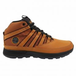 Męskie Skórzane Buty Sportowe Euro Trekker. Brązowe buty trekkingowe męskie Timberland, z materiału, bez zapięcia, trekkingowe. Za 723.99 zł.