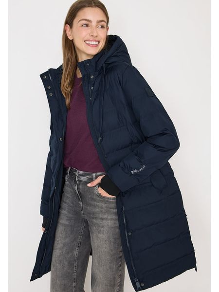 Cecil Płaszcz pikowany w kolorze granatowym rozmiar: M. Niebieskie płaszcze damskie Cecil, m, bez wzorów. Za 457.95 zł.