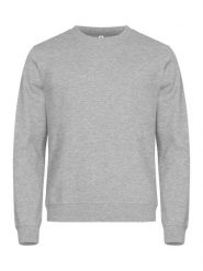 Clique Miami Roundneck – uniseksowa bluza z bawełny i recyklingu. Szare bluzy bez kaptura męskie CLIQUE, m, z bawełny. Za 166.81 zł.