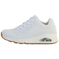 Buty sportowe damskie Skechers Uno stand On Air. Białe buty sportowe na co dzień damskie Skechers, bez wzorów, z materiału, trekkingowe, Skechers Sport. Za 259.00 zł.
