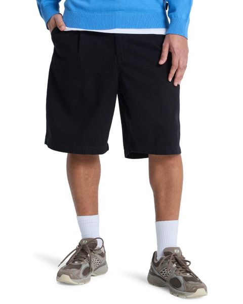 Elastyczne spodenki dla Mężczyzn URBAN CHILL 22" Czarny. Czarne szorty męskie Quiksilver, z bawełny, bez kołnierzyka. Za 130.00 zł.