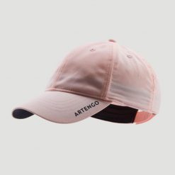 Czapka z daszkiem Artengo TC500 rozmiar 54. Czerwone czapki męskie ARTENGO, bez wzorów, z materiału, sportowe. W wyprzedaży za 24.99 zł.