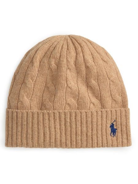 Polo Ralph Lauren Czapka z daszkiem 455981442004 Brązowy. Brązowe czapki z daszkiem damskie Polo Ralph Lauren, bez wzorów, z wełny. Za 529.99 zł.