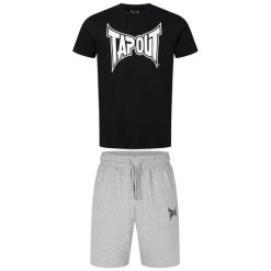 Zestaw koszulka i spodenki Tapout Walker. Czarne szorty męskie TAPOUT, m, z bawełny. Za 243.50 zł.