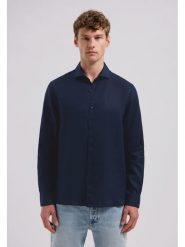 DSTREZZED Koszula w kolorze granatowym rozmiar: 3XL. Niebieskie koszule męskie DSTREZZED, xl, bez wzorów, bez kołnierzyka, bez ramiączek. Za 201.45 zł.