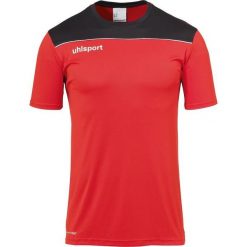 Koszulka Uhlsport Offense 23 Poly. Czarne t-shirty sportowe męskie UHLSPORT, bez ramiączek, na fitness i siłownię. Za 106.00 zł.