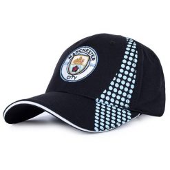 Czapka Manchester City - licencjonowana Champions League. Niebieskie czapki z daszkiem damskie MANCHESTER CITY, bez wzorów, z poliesteru. Za 139.00 zł.