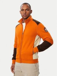 Napapijri Bluza B-Archive NP0A8AFN Pomarańczowy Regular Fit. Brązowe bluzy bez kaptura męskie Napapijri, l, z bawełny. Za 749.99 zł.
