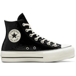 Buty sportowe Converse Chuck Taylor All Star Lift. Czarne buty sportowe na co dzień męskie Converse, z syntetyku, bez zapięcia. Za 590.00 zł.