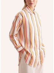 Seidensticker Koszula w kolorze jasnoróżowo-karmelowo-koralowym rozmiar: 36. Różowe koszule damskie Seidensticker, bez wzorów, bez kołnierzyka, bez ramiączek. Za 183.59 zł.