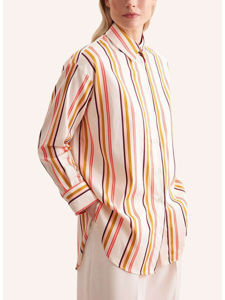 Seidensticker Koszula w kolorze jasnoróżowo-karmelowo-koralowym rozmiar: 36. Różowe koszule damskie Seidensticker, bez wzorów, bez kołnierzyka, bez ramiączek. Za 183.59 zł.