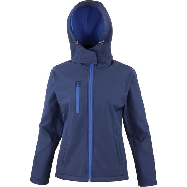 Kurtka Result Softshell Capuche Femme Tx Performance. Niebieskie kurtki damskie RESULT, m, bez wzorów, z elastanu, bez kaptura. Za 163.95 zł.
