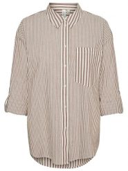 Vero Moda Bluzka w kolorze biało-beżowym rozmiar: XS. Białe bluzki damskie Vero Moda, xs, bez wzorów, z bawełny, bez kołnierzyka, bez ramiączek. Za 43.99 zł.