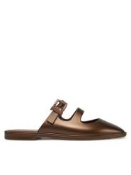 Melissa Klapki Melissa Anastasia Ad 36122 Brązowy. Brązowe klapki damskie Melissa, bez wzorów, z tworzywa sztucznego, bez obcasa. Za 219.99 zł.
