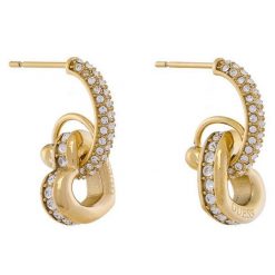 Kolczyki Guess. Żółte kolczyki damskie Guess, złote. Za 219.99 zł.