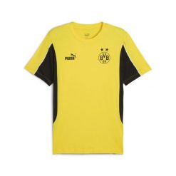 Męska koszulka Borussia Dortmund ftblARCHIVE PUMA Faster Yellow Black. Czarne t-shirty sportowe męskie Puma, m, bez ramiączek, do piłki nożnej. W wyprzedaży za 109.00 zł.
