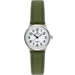 Zegarek Damski Perfect Klasyczny Skórzany Pasek Retro Oliwkowy 273. Zielone, analogowe zegarki damskie ze stali. Za 51.99 zł.