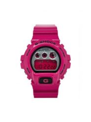 G-Shock Zegarek DW-6900RCS-4ER Różowy. Czerwone, cyfrowe zegarki męskie G-Shock. Za 499.99 zł.