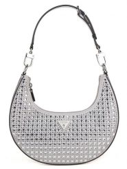 Guess Torebka w kolorze srebrnym - 25 x 20 x 4 cm rozmiar: onesize. Szare torebki klasyczne damskie Guess, z aplikacjami, z materiału, bez dodatków. Za 505.13 zł.