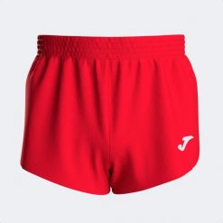 Spodenki do biegania Joma Olimpia. Czerwone szorty męskie Joma, bez wzorów, sportowe. Za 68.99 zł.
