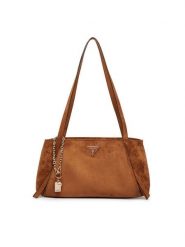 Guess Torebka Devon HWSG97 45090 Brązowy. Brązowe torebki klasyczne damskie Guess, z aplikacjami, z materiału, bez dodatków. Za 584.99 zł.