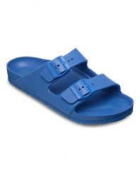 Sandały dla Mężczyzn EMBARK Niebieski. Zielone sandały męskie Quiksilver, z materiału, bez zapięcia. Za 149.99 zł.