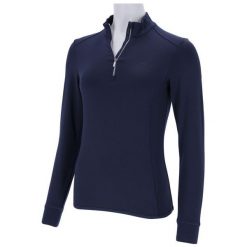 Damska koszulka do jazdy konnej Schockemöhle Sports Ayla Style. Niebieskie bluzki damskie SCHOCKEMÖHLE, bez wzorów, bez kołnierzyka. Za 338.00 zł.