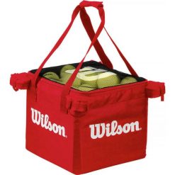 Torba sportowa unisex Wilson WRZ541300. Czerwone torby podróżne damskie Wilson, bez wzorów, z materiału. Za 251.00 zł.
