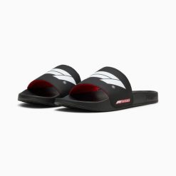 Klapki unisex Puma F1 LEADCAT 2.0 LOGO czarne 30884601 r 40.5. Czarne klapki damskie Puma, bez wzorów, z materiału, bez obcasa. Za 202.54 zł.