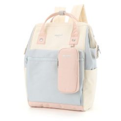 Plecak damski Himawari 1027 niebieski. Niebieskie plecaki damskie Peterson, bez wzorów, eleganckie. Za 149.99 zł.
