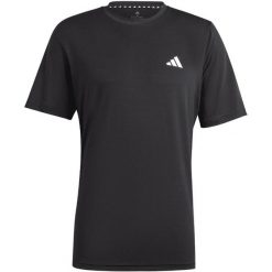 Koszulka męska adidas Train Essentials Stretch Training. Czarne t-shirty sportowe męskie Adidas, m, bez ramiączek, do piłki nożnej. Za 99.99 zł.