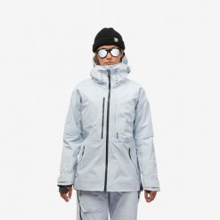 Second Life - Kurtka narciarska damska Wedze FR900 - Stan Dobry. Niebieskie kurtki damskie WED'ZE, na zimę, xs, bez wzorów, z materiału, z kapturem. Za 349.00 zł.