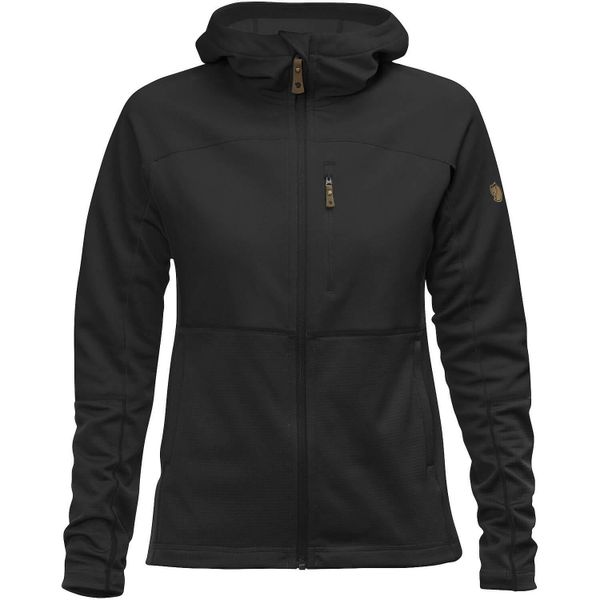 Bluza trekkingowa damska Fjällräven Abisko Trail Fleece. Czarne bluzy sportowe damskie Fjällräven, na lato, l, bez wzorów, z materiału, bez ramiączek, długie, z kapturem. Za 741.15 zł.