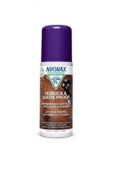 Impregnat do butów z nubuku i zamszu Nikwax 125ml gąbka. Brązowe obuwie trekkingowe damskie Nikwax. Za 24.69 zł.
