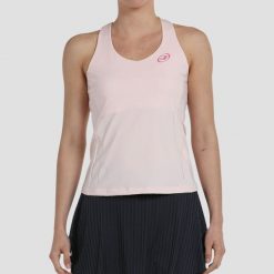 Koszulka na ramiączka do padla damska Bullpadel Envio. Czerwone bluzki damskie bullpadel, xl, bez wzorów, z dżerseju, sportowe, bez kołnierzyka, bez ramiączek. Za 169.99 zł.