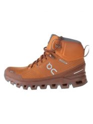 ON RUNNING Botki turystyczne "Cloudrock Waterproof 1" w kolorze pomarańczowym rozmiar: 36,5. Pomarańczowe obuwie trekkingowe damskie On Running. Za 320.63 zł.