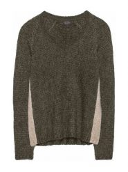 Herrlicher Sweter w kolorze khaki rozmiar: XS. Brązowe swetry klasyczne damskie Herrlicher, xs, ze splotem, bez kołnierzyka. Za 65.85 zł.
