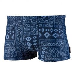 Beco kąpielówki męskie boxer ciemnoniebieskie z jasnoniebieskim printem. Niebieskie kąpielówki męskie 47 Brand, m, bez wzorów, z elastanu. Za 252.99 zł.