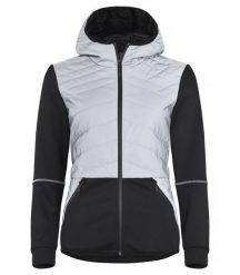 Clique Utah Jacket Women — Lekka ocieplana kurtka z elementami odblaskowymi –. Szare kurtki damskie CLIQUE, m, bez wzorów, z włókna, bez kaptura. Za 305.30 zł.