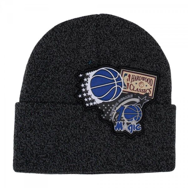 Czapka zimowa do męska do koszykówki Mitchell & Ness Orlando Magic NBA czarna. Czarne czapki męskie Mitchell & Ness, na zimę, bez wzorów. Za 186.00 zł.