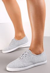 Szare Sznurowane Tenisówki Przed Kostkę Calapse. Szare trampki i tenisówki damskie Renee, bez wzorów, przed kostkę. Za 39.99 zł.