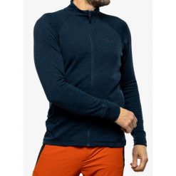 Bluza bez kaptura męska Rab Nexus Jacket. Niebieskie bluzy sportowe męskie RAB, bez wzorów, z polaru, sportowe, bez kołnierzyka, bez ramiączek. Za 299.99 zł.