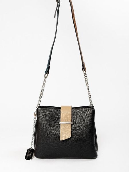 Anna Morellini Skórzana torebka "Ciosa" w kolorze czarno-bordowym - 22 x 17 x 10 cm rozmiar: onesize. Czarne torebki klasyczne damskie Anna Morellini, bez wzorów, z materiału, bez dodatków. Za 217.99 zł.