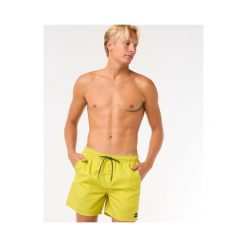 Spodenki surfingowe męskie Rip Curl Easy Living Volley Żółty. Żółte kąpielówki męskie Rip Curl, m, bez wzorów. Za 139.00 zł.