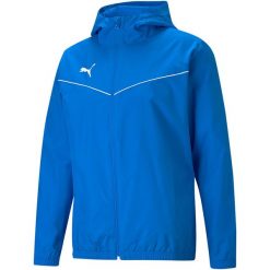 Puma teamRISE All Weather kurtka. Niebieskie kurtki męskie Puma, l, bez wzorów, sportowe, bez kaptura. Za 298.84 zł.
