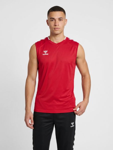 Tank top Hummel Core 2.0. Białe topy sportowe damskie HUMMEL, m, bez wzorów, z materiału, bez ramiączek. Za 138.50 zł.