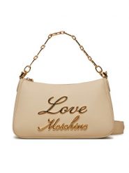 LOVE MOSCHINO Torebka JC4313PP0LKK0110 Beżowy. Brązowe torebki klasyczne damskie Love Moschino, bez wzorów, ze skóry, bez dodatków. Za 609.99 zł.
